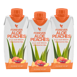 3 Aloe Peach Mini 330Ml